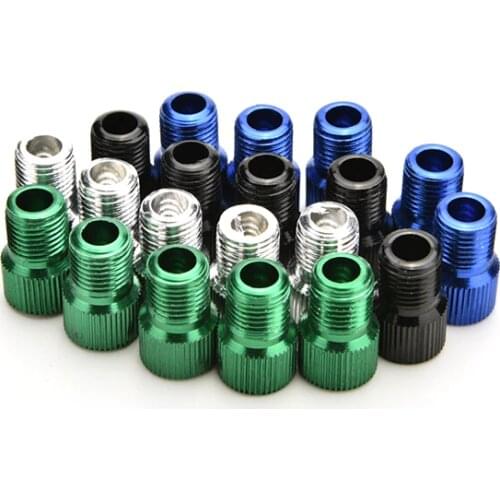 5pcs/Lot Bicycle Valve Adapter Air Pump Converter Presta to Schrader MTB Road Bike Tire Gas Valve Adaptor Tube Pump Repair Tools