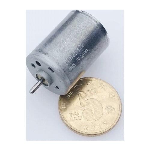 7.8g.cm Large Torque DC Motor for Disc DVD Player, Toys 3V 3600rpm RF-130CH-11290 Silent Shaver Motor, Shaft Diameter 1.5MM