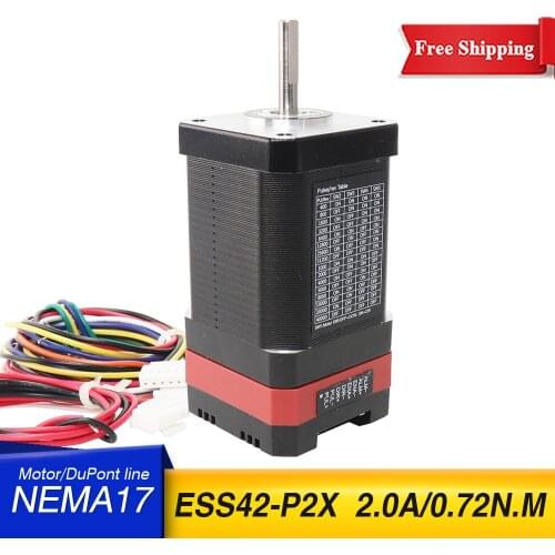 Free shipping ESS42-P2X-60MM drive Hybrid stepper servo 0.71N.m Servo-stepper motor Closed loop Integrated Stepper servo motor