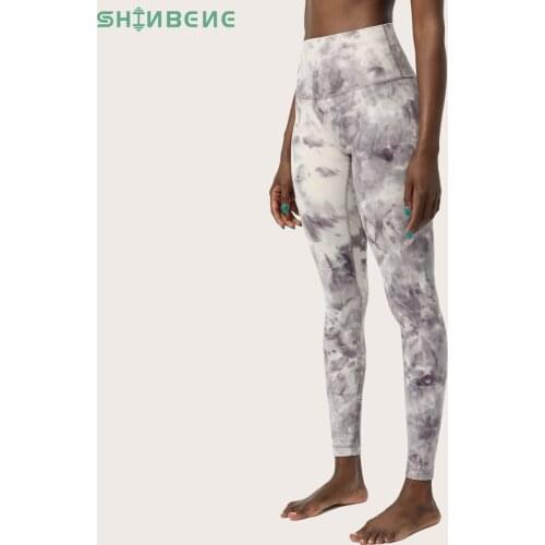 SHINBENE Classic 3.0 Tie Dye Workout Gym Legging Yoga Pants Women No Camel Toe Buttery Soft Training Fitness Sport Tights XS-XL