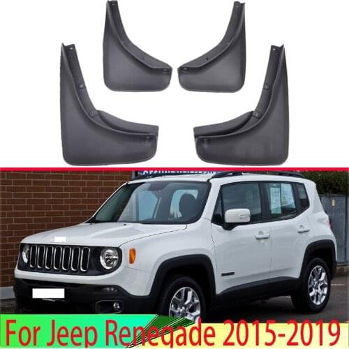 For Jeep Renegade 2015-2019 Mud Flaps Splash Guards Fender Mudguard Kit Mud Flap Splash Guards Mudguard Car styling 4PCS