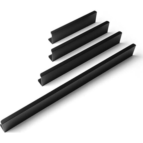 Black Hidden Furniture Handles Cabinet Knobs and Handles Kitchen Handles Drawer Knobs Cabinet Pulls Cupboard Knobs Hardware