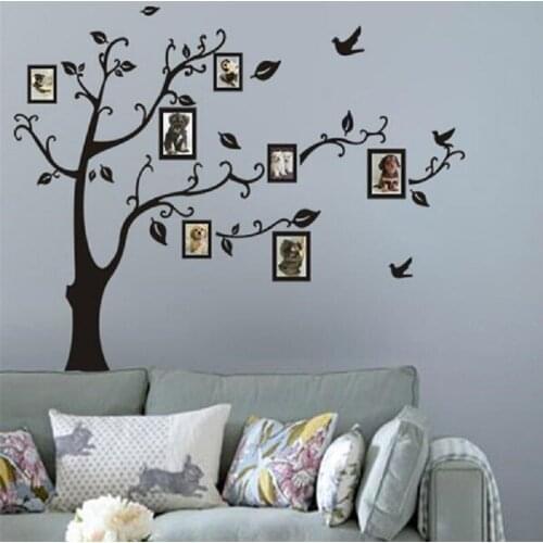 DIY Wall Sticker Photo Tree Vinyl Wall Decals Removable Stickers Mural for Living Room Bedroom Home Decor