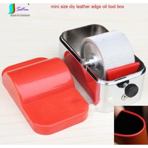 Home Make Wallet Women Handbag Leather Crafts Oil Panting Tool Mini Size Leather Edge Oil Dye Paint Box