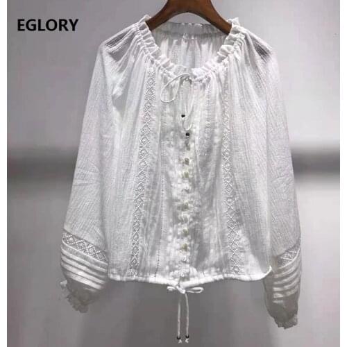 Блузки на пуговицах Eglory China At AliExpress