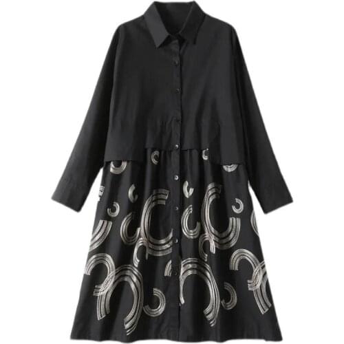 Cotton Jacket Tops Women Spring Autumn Windbreaker 2021 New Long-Sleeved Loose Mid-Length Single-Breasted Outerwear Female Coat