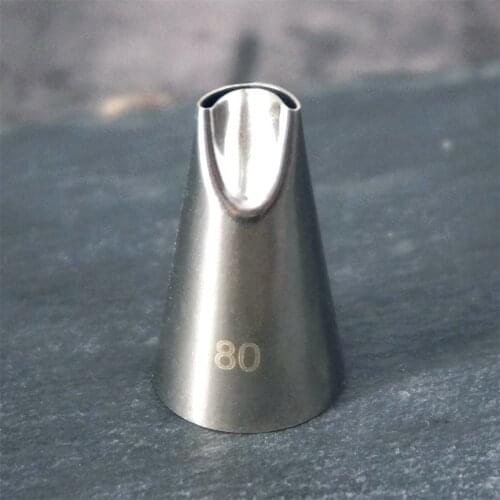 #80 Chrysanthemum Nozzles For Cakes Fondant Decorating Pastry Icing Piping Tips Bakeware Kitchen Baking Tools