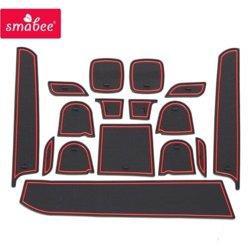 Smabee Anti-Slip Gate Slot Pad For SUZUKI swift SPORT swift 1.2 Interior Accessories Door Mat Cup Holder Non-Slip Mats Sticker