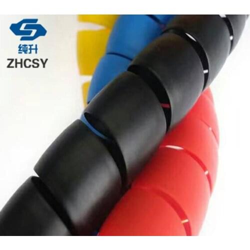 2M 30mm Spiral Wire Organizer Wrap Tube Flame retardant colorful spiral bands diameter Cable casing Cable Sleeves Winding pipe