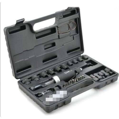 Perforated pneumatic ratchet wrench set of pneumatic socket wrench, sleeve angular wrench