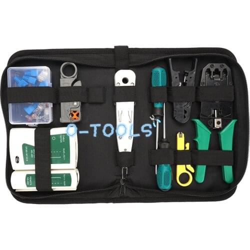 Portable Network Tool set RJ45 RJ11 RJ12 CAT5 CAT5e Utp Cable Tester and Plier Crimp Crimper Plug Clamp PC LAN Repair tools Kit