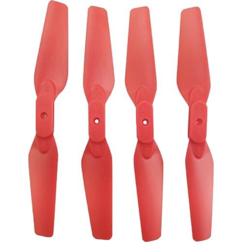 4PCS Drone Propellers for E58 S168 JY019 Quadcopter Spare Parts Red