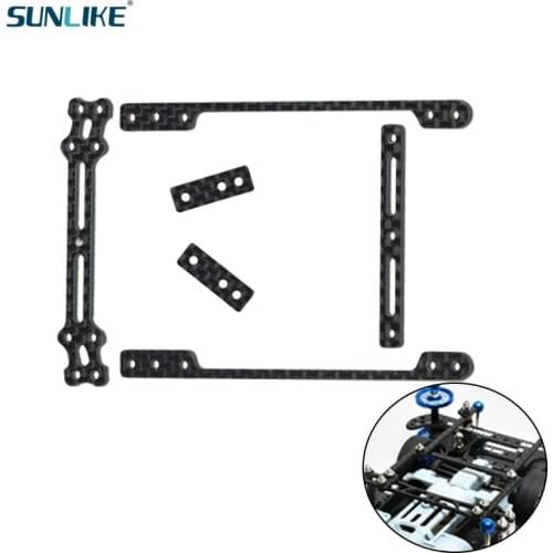 MINI 4WD 1.5mm carbon fiber frame can be independently provided kit collocation Self-made Tamiya Parts