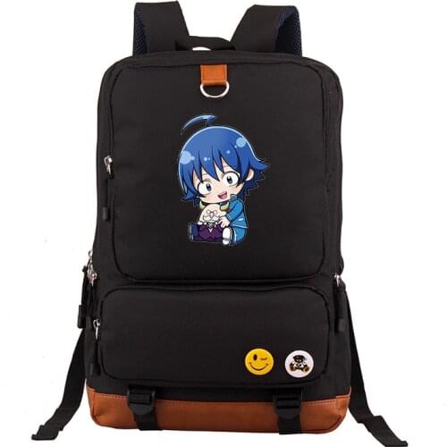 New Welcome to Demon-School Iruma-kun Backpack Anime women men Canvas Student Schoolbag Unisex Travel Bags