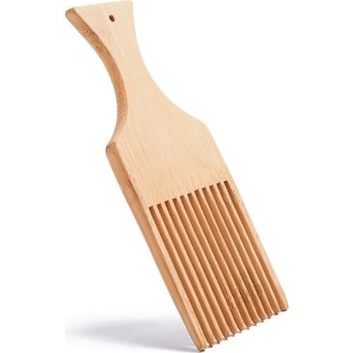 Beard Pick for Men- Wooden Comb Afro Hair Lift Combs R3MF