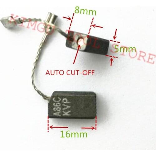 3 pairs Carbon Brushes Replacement for Bosch GST60PB GST60PS GST60PBAE 1581DVS GST60PBE GST80PBE GST60P GST60PAE GST60PE Jigsaw