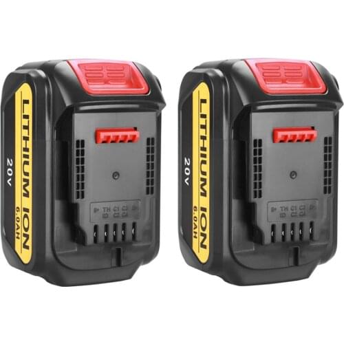 20V 6.0Ah MAX XR Battery power tool Replacement for DeWalt DCB184 DCB181 DCB182 DCB200 20V 5A 18Volt 20 v Battery