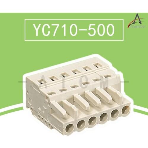 Connection terminal spring connector male and female plug-in pair insert shrapnel fast connection YC721