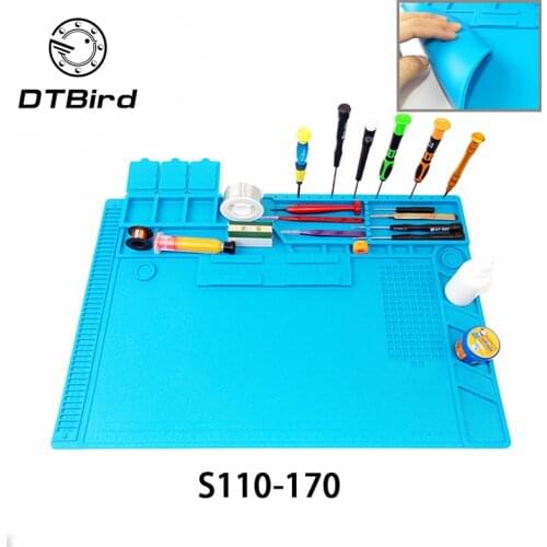 Heat Insulation Soldering Working Mat Heat-resistant Soldering Station Repair Insulator Pad Maintenance Platform Desk Mat