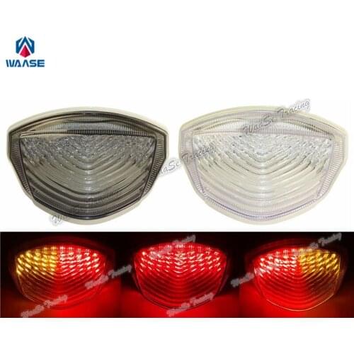 Waase For Suzuki GSR750 2011 2012 2013 2014 2015 2016 2017 E-Marked Rear Taillight Tail Brake Turn Signals Integrated Led Light