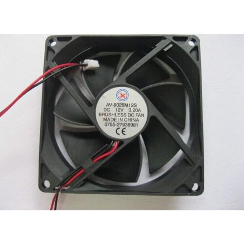 10 Pcs Brushless DC Cooling Fan 7 Blade 9025S 12V 90x90x25mm