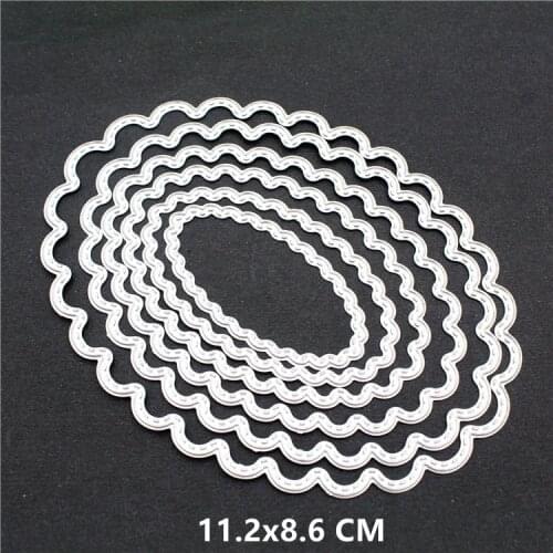 2021 Lace Metal Cutting Dies DIY Scrapbooking Paper Photo Album Crafts Knife Mould Cards Embossing Mold Stencils for Decor