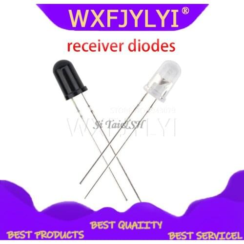 25pairs 5mm 940nm LEDs 25pcs infrared emitter and 25pcs IR receiver diodes