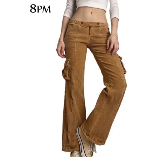 AIDAYOU Women's Corduroy Trousers