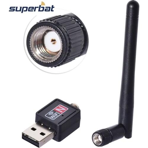 Superbat WiFi Antenna Mini 150Mbps PC Wireless Network LAN Card Adapter for Window 2000/XP/XP64/Vista/Win7/Linux