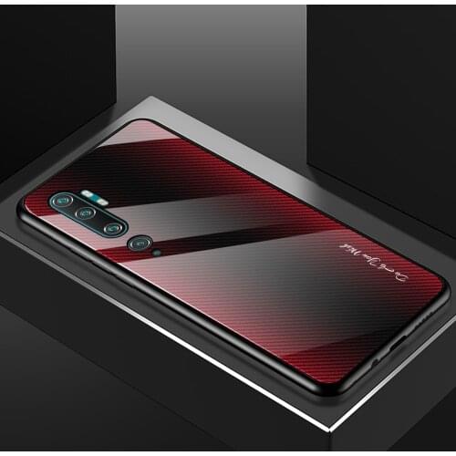 For Xiaomi Mi 10T Pro Case Hard Tempered glass Gradient protect back cover case for xiaomi mi 10t Lite Note 10 Pro Mi10T 10ultra