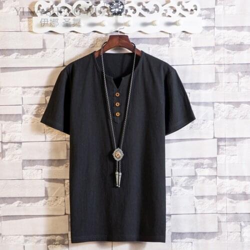 Japanese Style Summer T-shirt Mens Casual Loose Harajuku NewClothing Fashion Shirt Mens Kimono Men Short Sleeve Asian Costumes