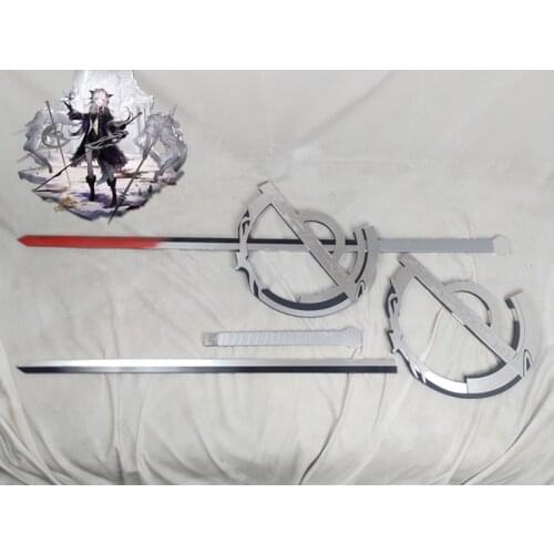 Game Arknights Lappland PVC Sword Cosplay Prop Weapon New Skin Elegant Omen Sword Props for Halloween Christmas Carnival Party
