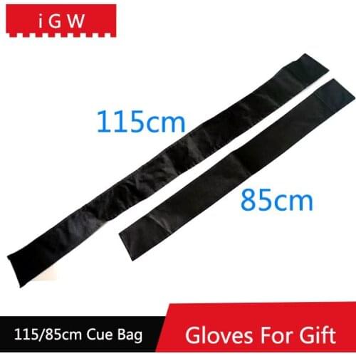 IGW Pool Billiards Accessories Pool Cue Bag 115cm/85cm Length Canvas Material For 1/2 Split Rod 3/4 Snooker Cues Bags China