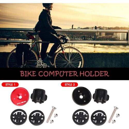 Bike Computer Holder Mount for Cateye, Garmin, Bryton on Headset, with 1 Top Cap and 3 Holders
