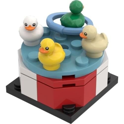 [MOC Hub] Animals Building Blocks Brick Horse Crocodile Gorilla Tiger Kids Toys Animal Lockings Figures Assemble