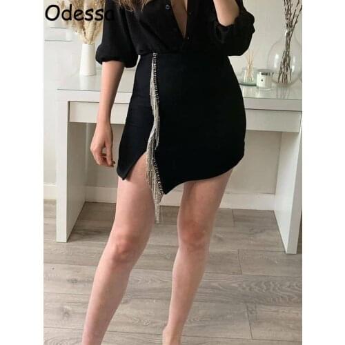 Odessa Slit Pencil Skirts