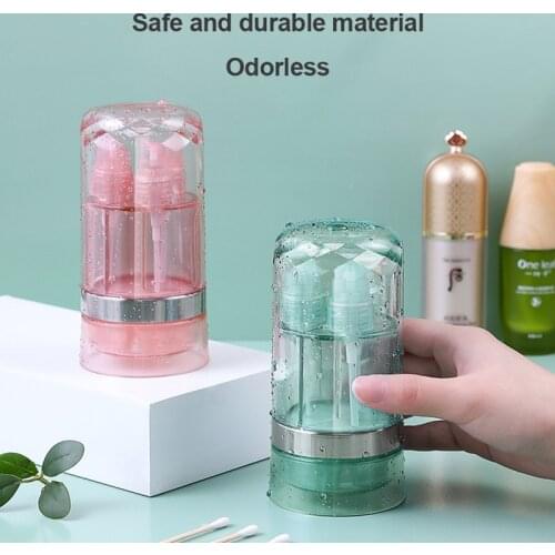 Transparent Six-in-one Cosmetic Cream And Milk Bottling Set Spices Container Business Travel Lotion Storage Divided Bottle Home