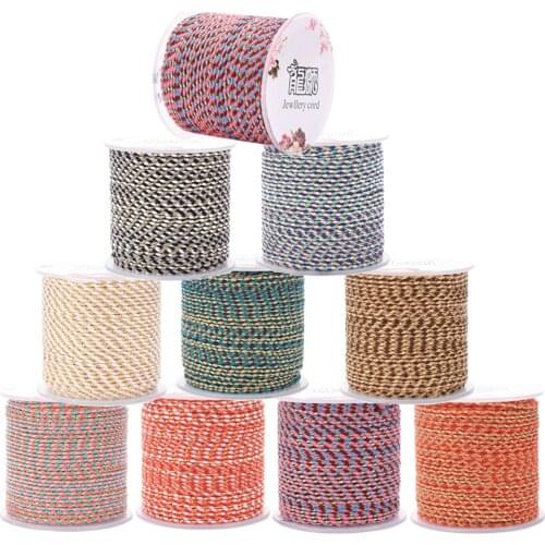 About 21.8 yards/Roll 4-Ply Cotton Cords 1.5mm for String Wall Hangings Plant Hanger Rope String Knitting DIY making Accessories
