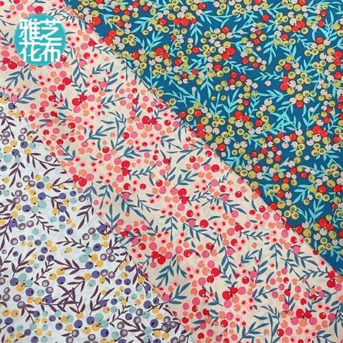 50cm*145cm / Piece, Cartoon Berry Cotton Printed Cloth, Customized Clothing Shirt, Curtain Puppet Fabric, DIY Handmade Material