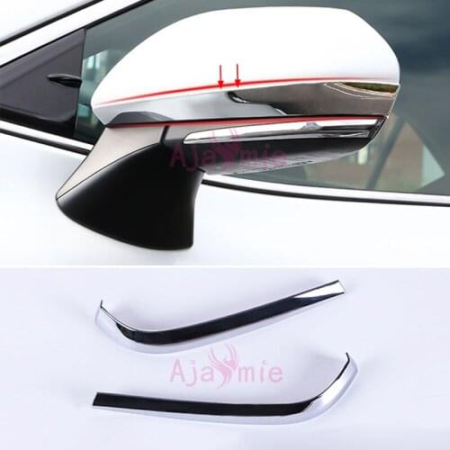 Rearview Mirror Cover Side Wing Cap Shell Case Garnish Moulding Trims Car Styling For Toyota Camry 2018 Accessories