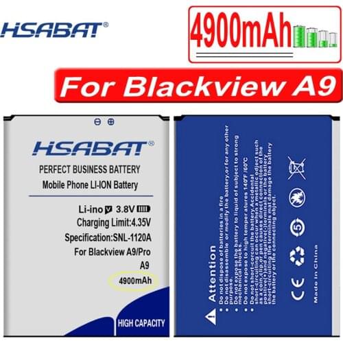 HSABAT 4900mAh Battery for Blackview A9 A9 Pro