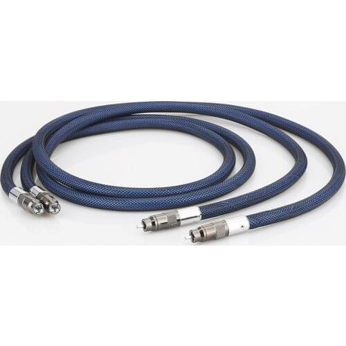 Audiocrast Silver Plated RCA Interconnect Cable Stereo Hi-Fi Audio Analogue Lead HIGH END PHONO RCA CABLE RCA TO RCA AUDIO Cable