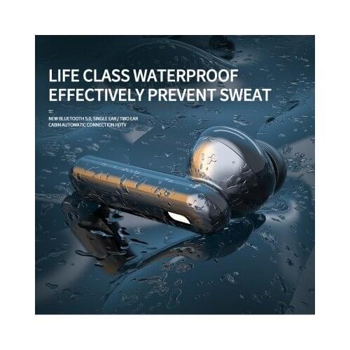 Digital display touch Bluetooth headset noise reduction and waterproof, suitable for sports, games, office