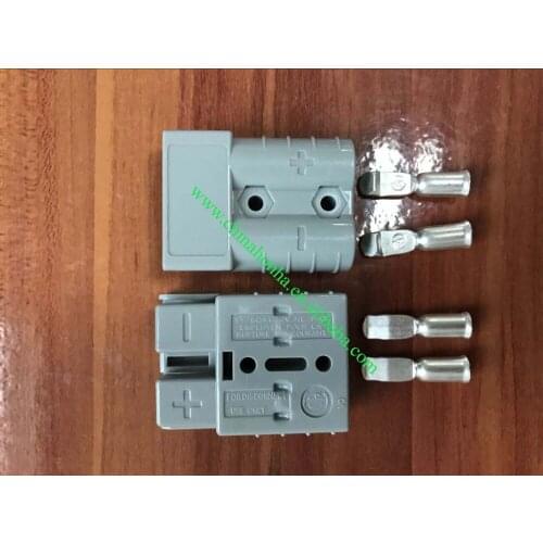 50A 600V Double Pole Connector DC Power Solar Caravan Contacts Terminals Connectors SMH 2 pin connector with 8 AWG terminal