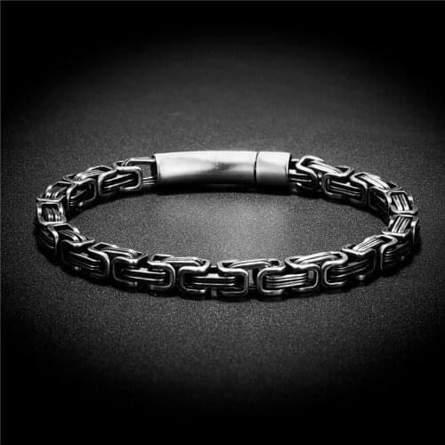 Men Bracelet Punk Motorcycle Chain Bracelet Bike Chain Bracelet Couple Jewelry Bracelets for Men Heavy Mechanical Bracelet Gift
