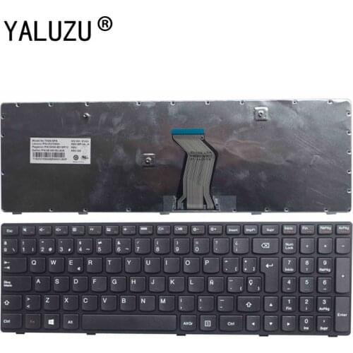 Spanish New Keyboard FOR LENOVO G500 G510 G505 G700 SP LAYOUT laptop keyboard (NOT FIT G500S) With Frame Black Color