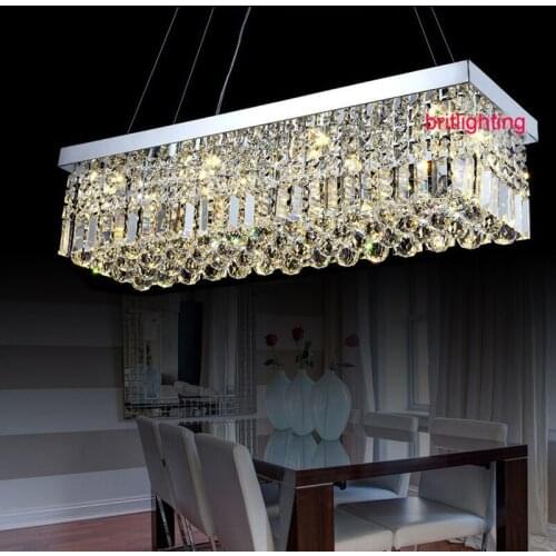 Restaurant lighting nordic pendant lights luxury led modern crystal pendant lighting led crystal pendant lamp living room lights