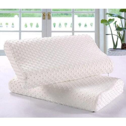 25 Hot Soft Wave Fiber Foam Pillow Slow Rebound Memory Pillow Neck Head Cervical Health Care Orthopedic Pillow for Home