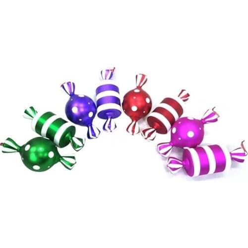 Christmas decorations scene layout gift ornaments pendant ornaments DIY props supplies 38cm painted candy