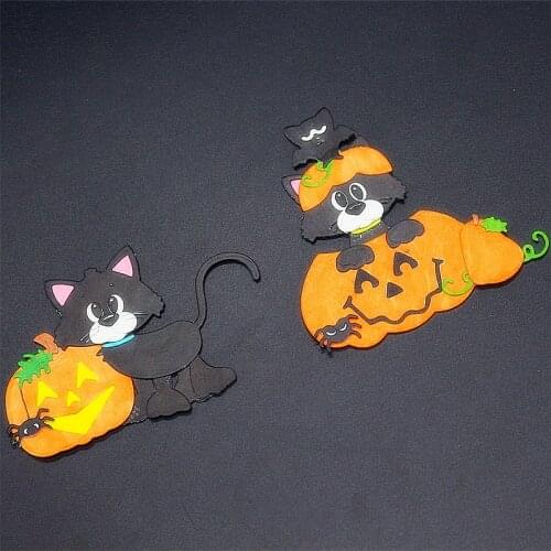 SCD1189 Halloween PumpkinMetal Cutting Dies For Scrapbooking Stencils DIY Album Cards Decoration Embossing Folder Die Cuts Tools